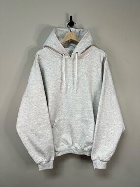 Vintage 90s Heather Gray Hoodie